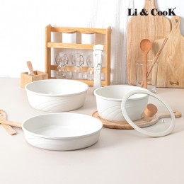 리앤쿡 노블 쿡웨어 분리형 5P세트 (다양한 열원 사용 가능)