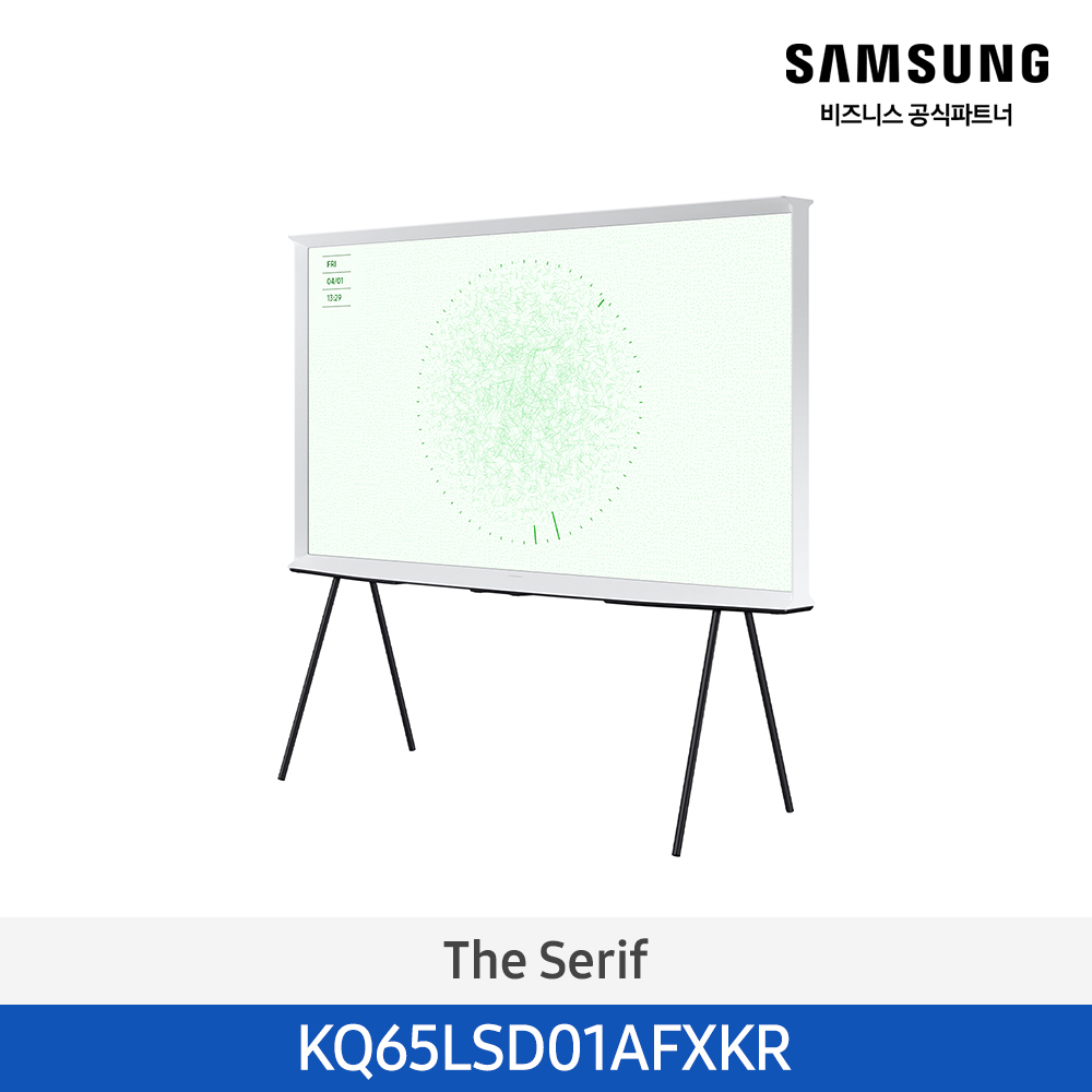 [삼성][65인치] Lifestyle The Serif QLED 4K TV 163cm 화이트 [KQ65LSD01AFXKR] 4월