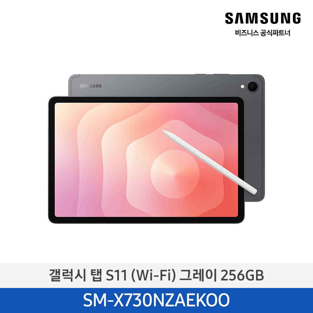[12개월무이자][삼성][256GB] 갤럭시탭 S11 (Wi-Fi) 그레이(SM-X730NZAEKOO), 실버(SM-X730NZSEKOO) 4월