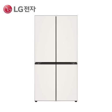 [LG] 디오스 AI 오브제컬렉션 STEM 베이직 냉장고 (매직스페이스) 854L 1등급 베이지 [M876GBB181]
