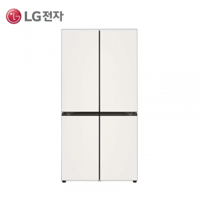 [LG] 디오스 AI 오브제컬렉션 STEM 베이직 냉장고 (더블매직스페이스) 854L 2등급 베이지 [M876GBB282]